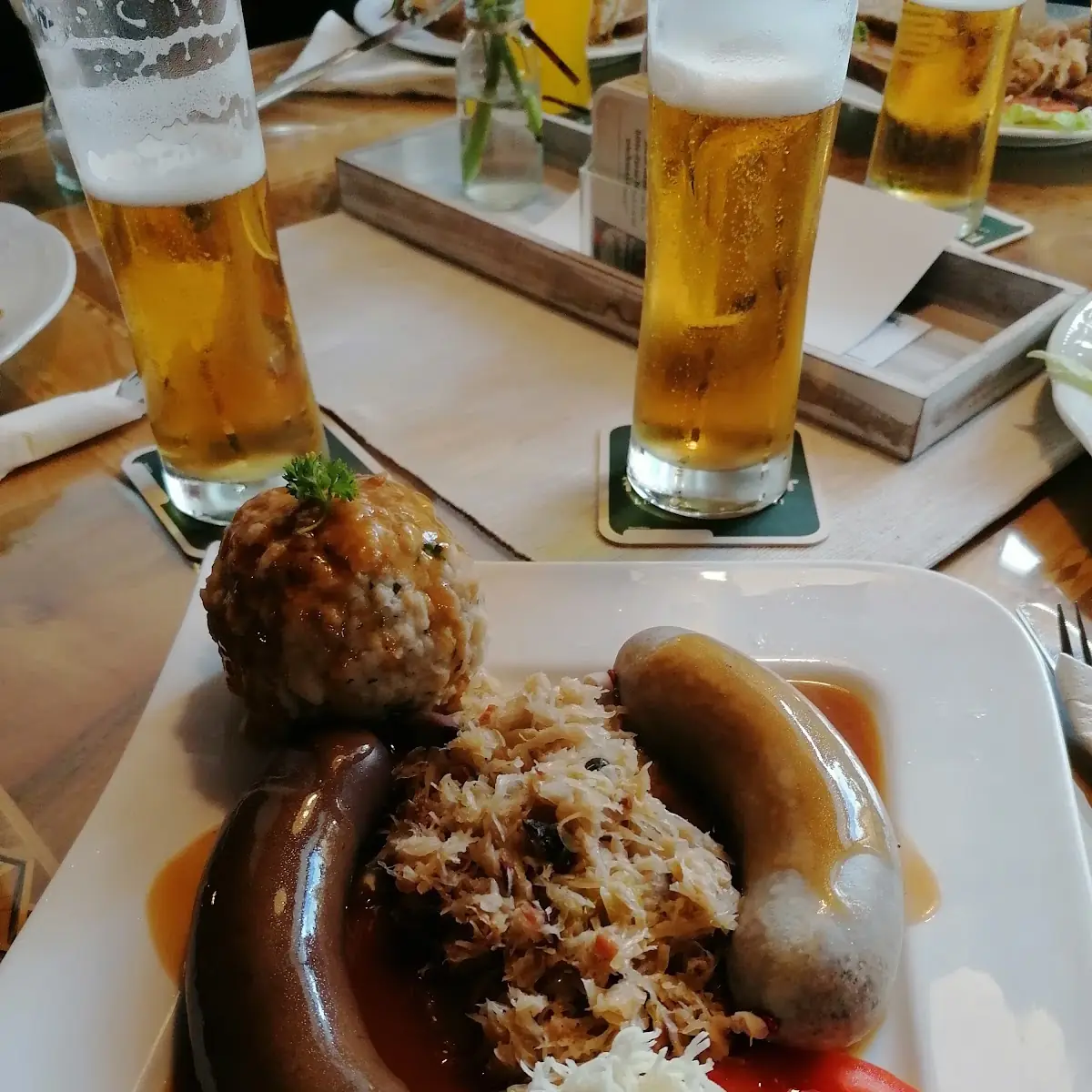 Leber Wurst Blut Wurst Schlachtpartie
