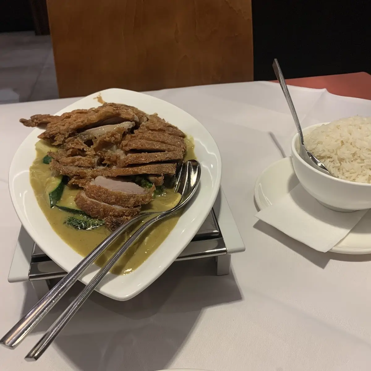 Ente Mit Grünem Curry