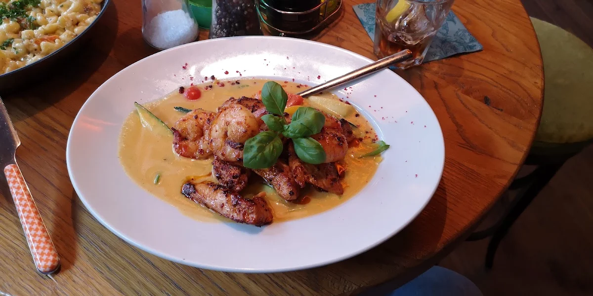 Thai Curry Chicken Mit Garnelen