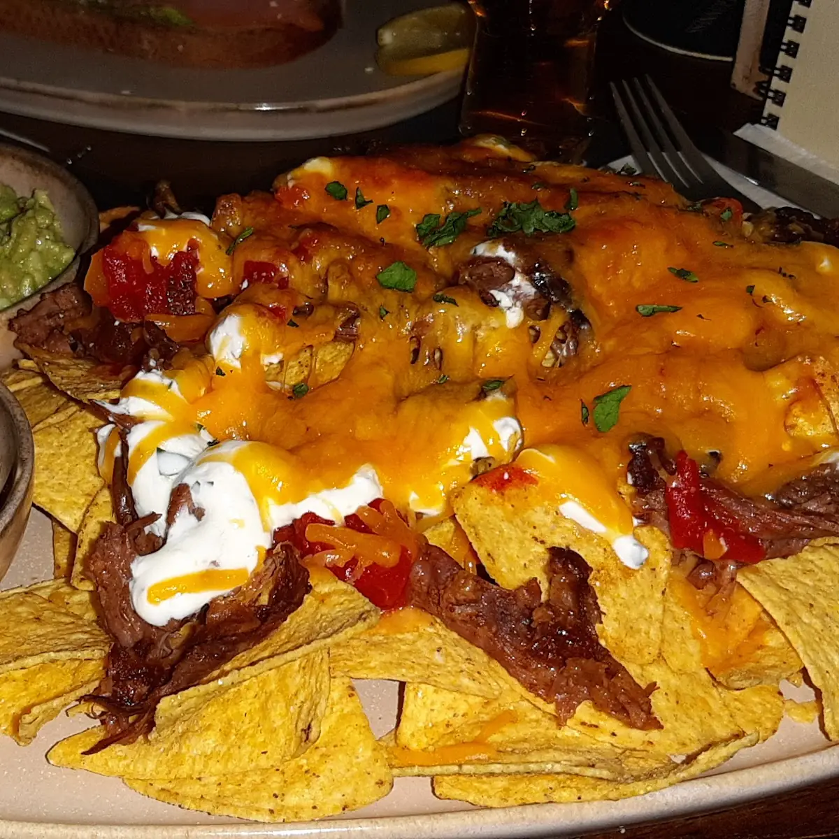 Nachos Mit Pulled Beef