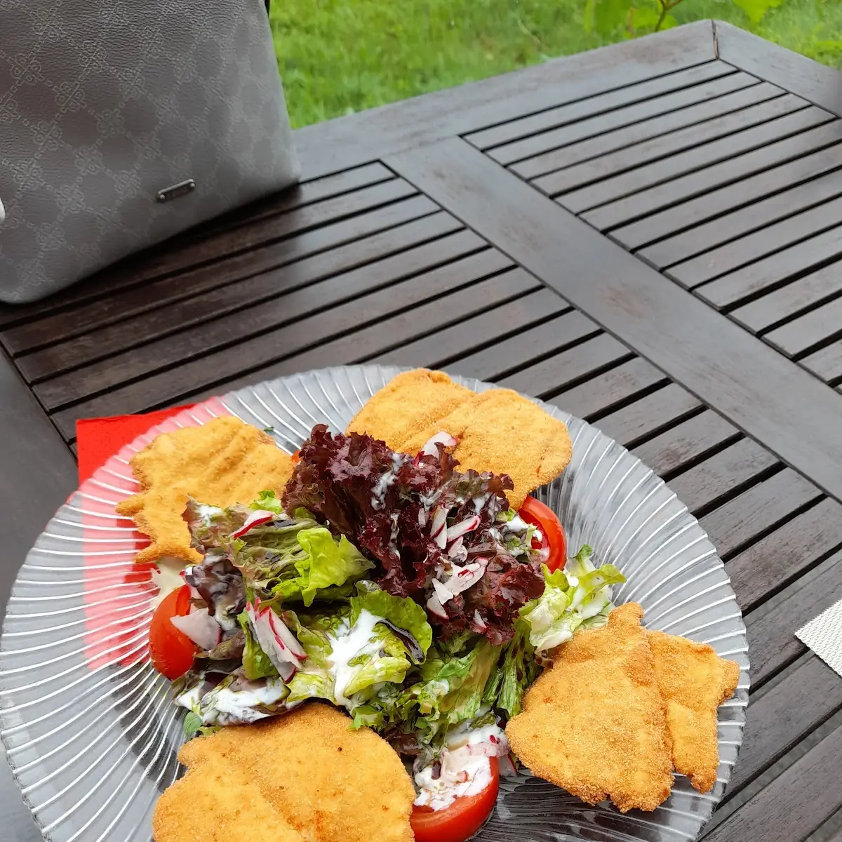 Salat Mit Hühnerstreifen