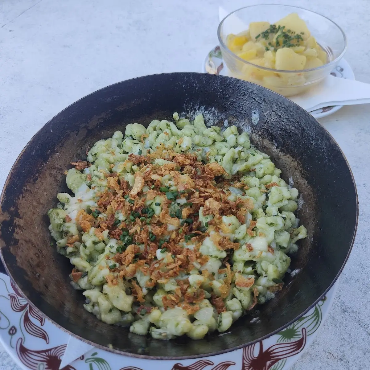 Bärlauch Käsespätzle