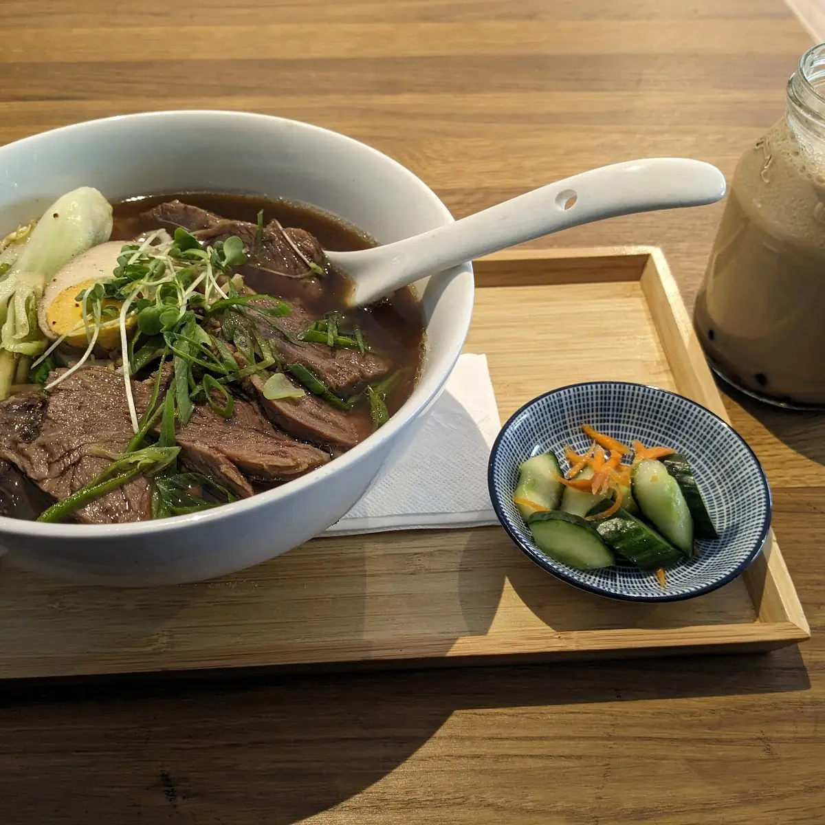 Taiwan Rindsnudelsuppe Mit Ei
