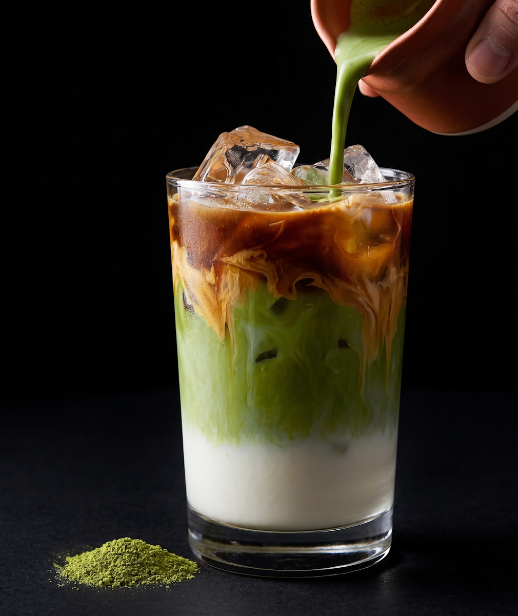 Caramel Matcha Latte