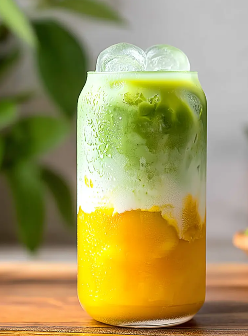 Mango Matcha Latte
