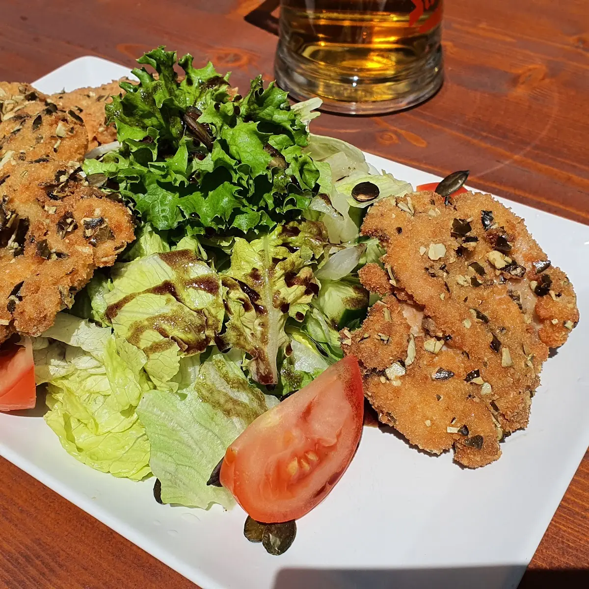 Backhendlsalat