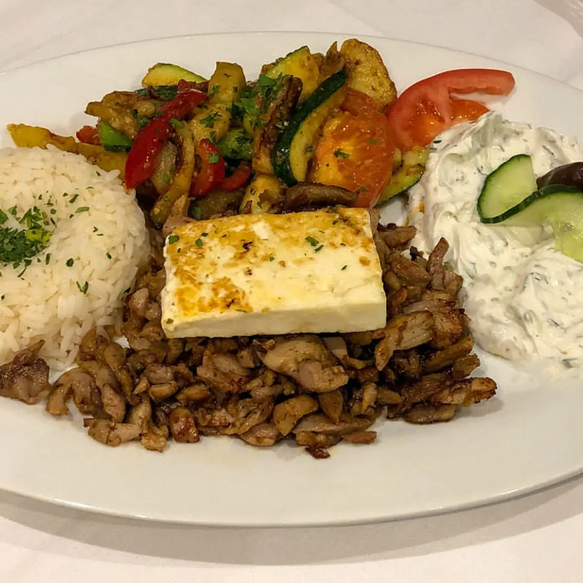 Tzatziki And Rice