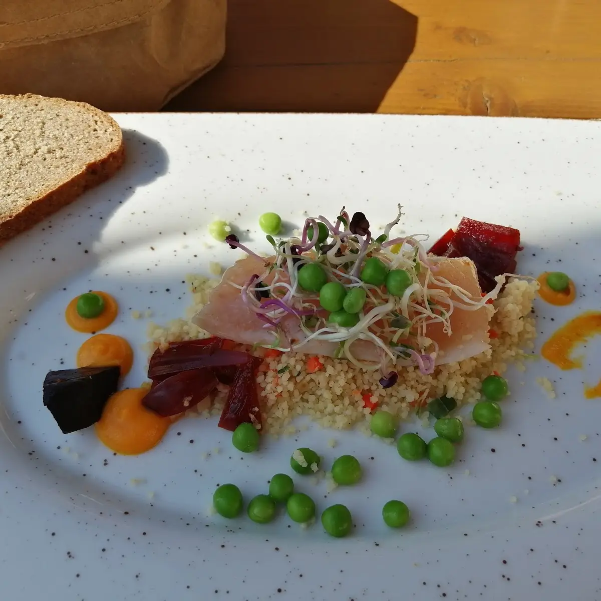 Saiblingsfilet Auf Couscous