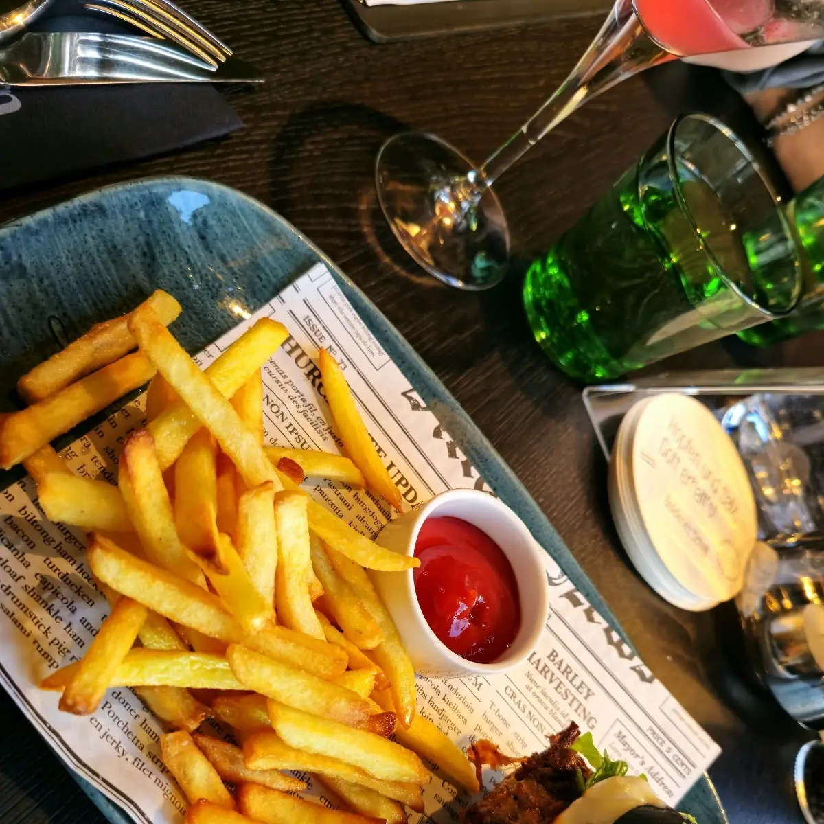 Black Burger Menü