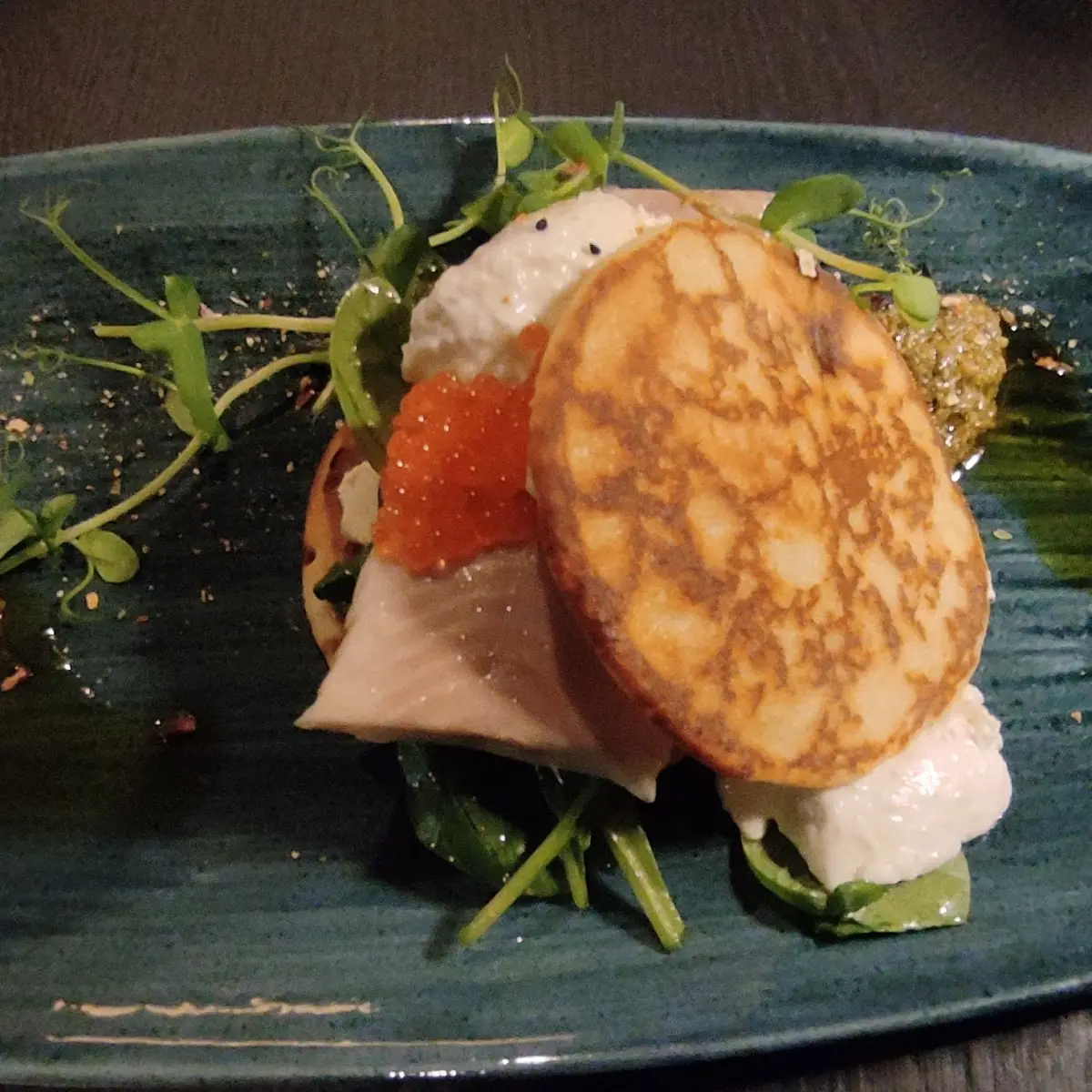 Smoked Fish Pancake