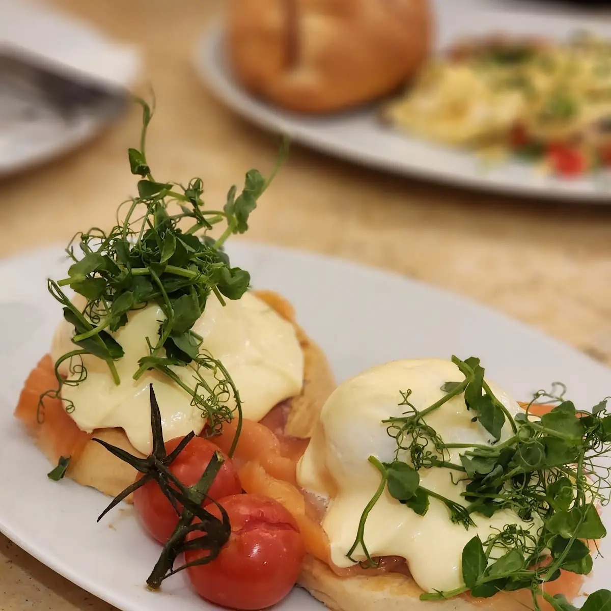 Salmon Eggs Benedict