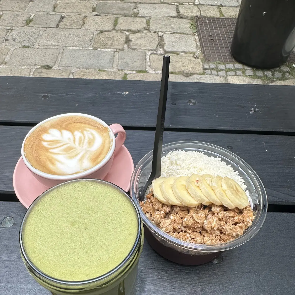 Açaí Matcha Latte