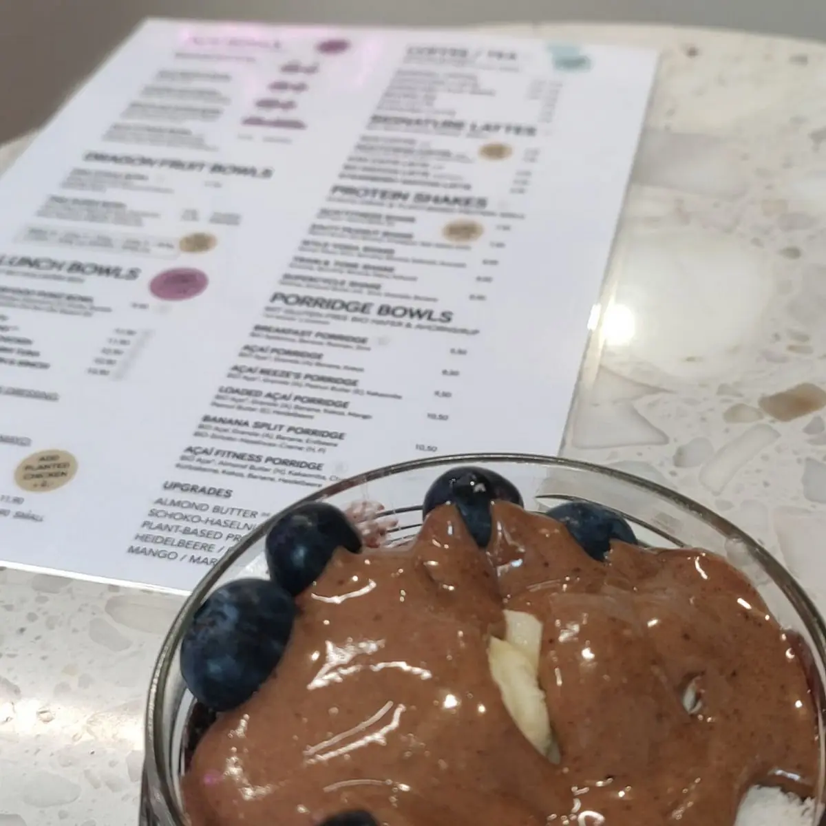 Dubai Choco Açaí Porridge