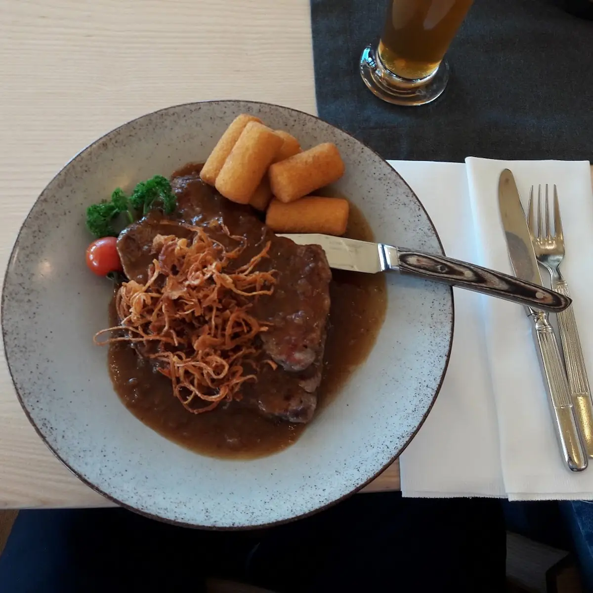 Zwiebelrostbraten