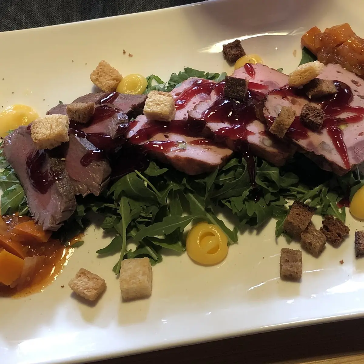 Wildgericht Mit Wildläberkäse