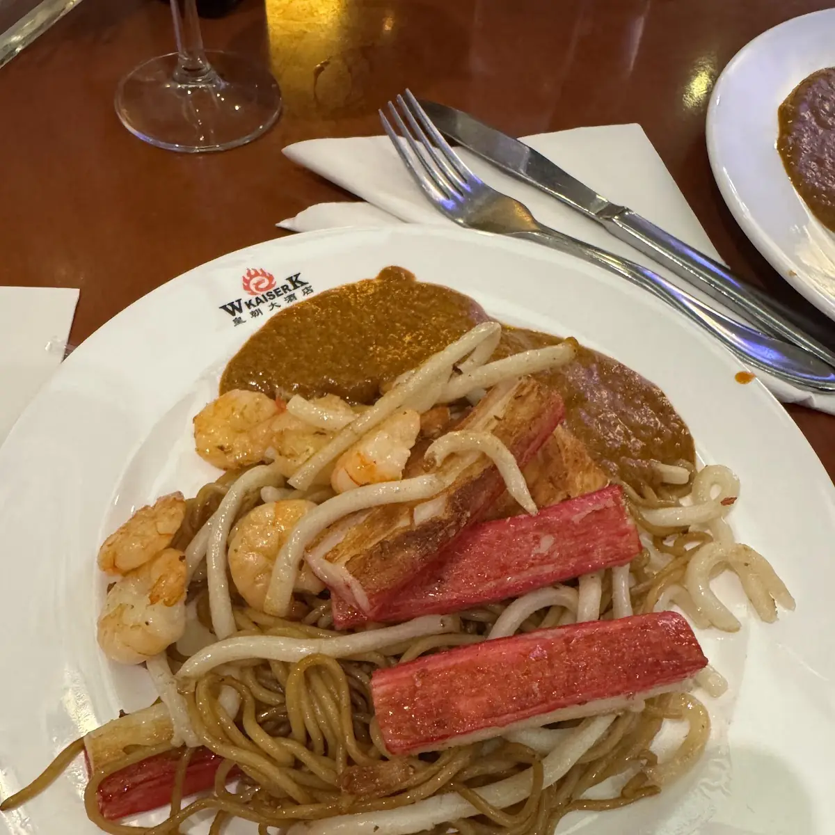 Spaghetti Mit Krabbenröllchen