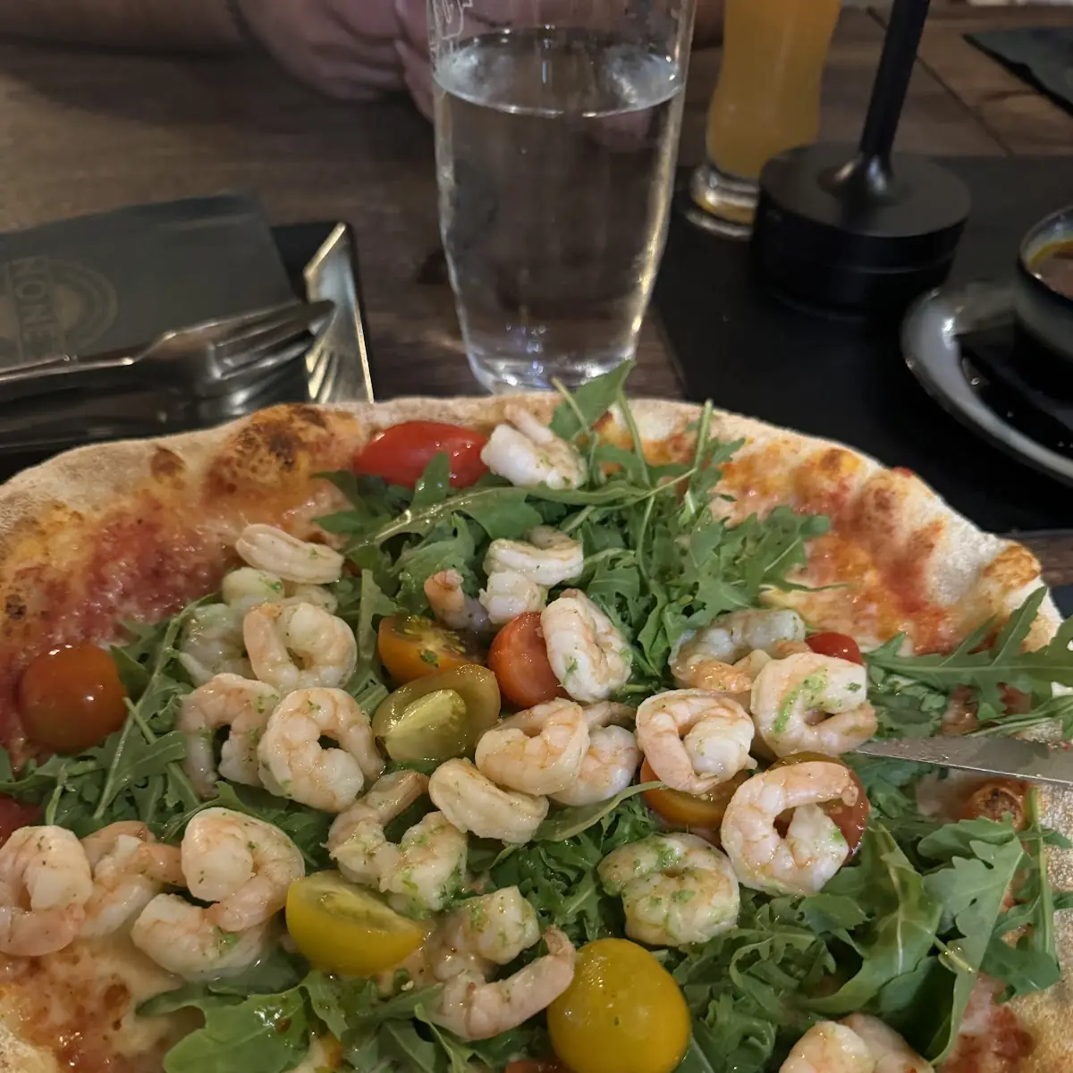 Mit 5 Riesengarnelen Und Shrimps