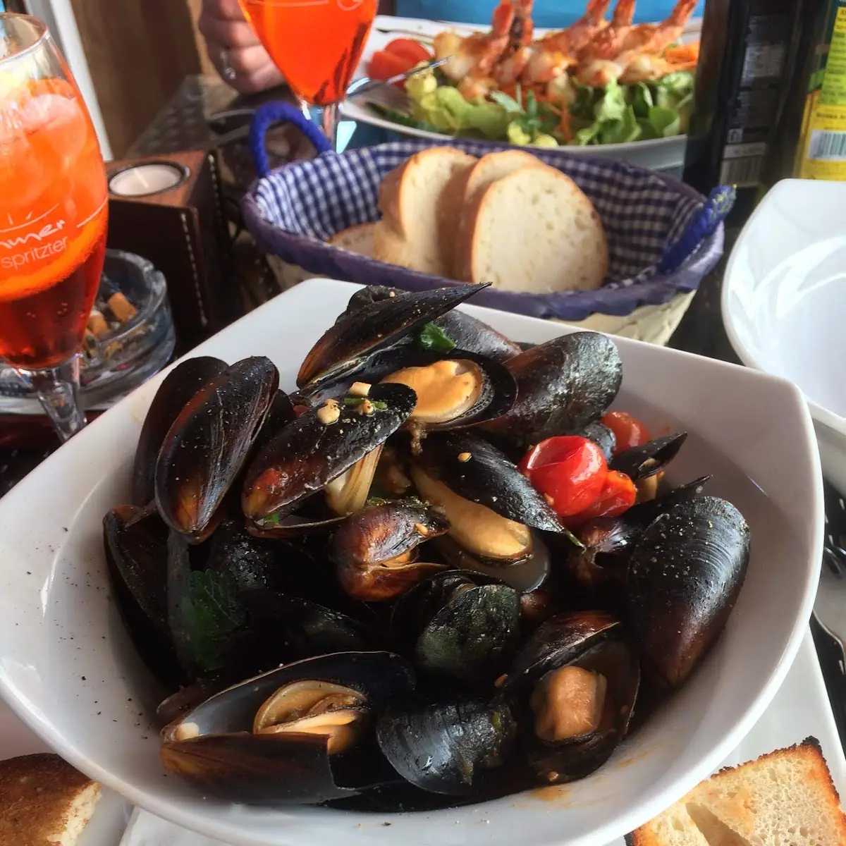Miesmuscheln In Weißweinsauce
