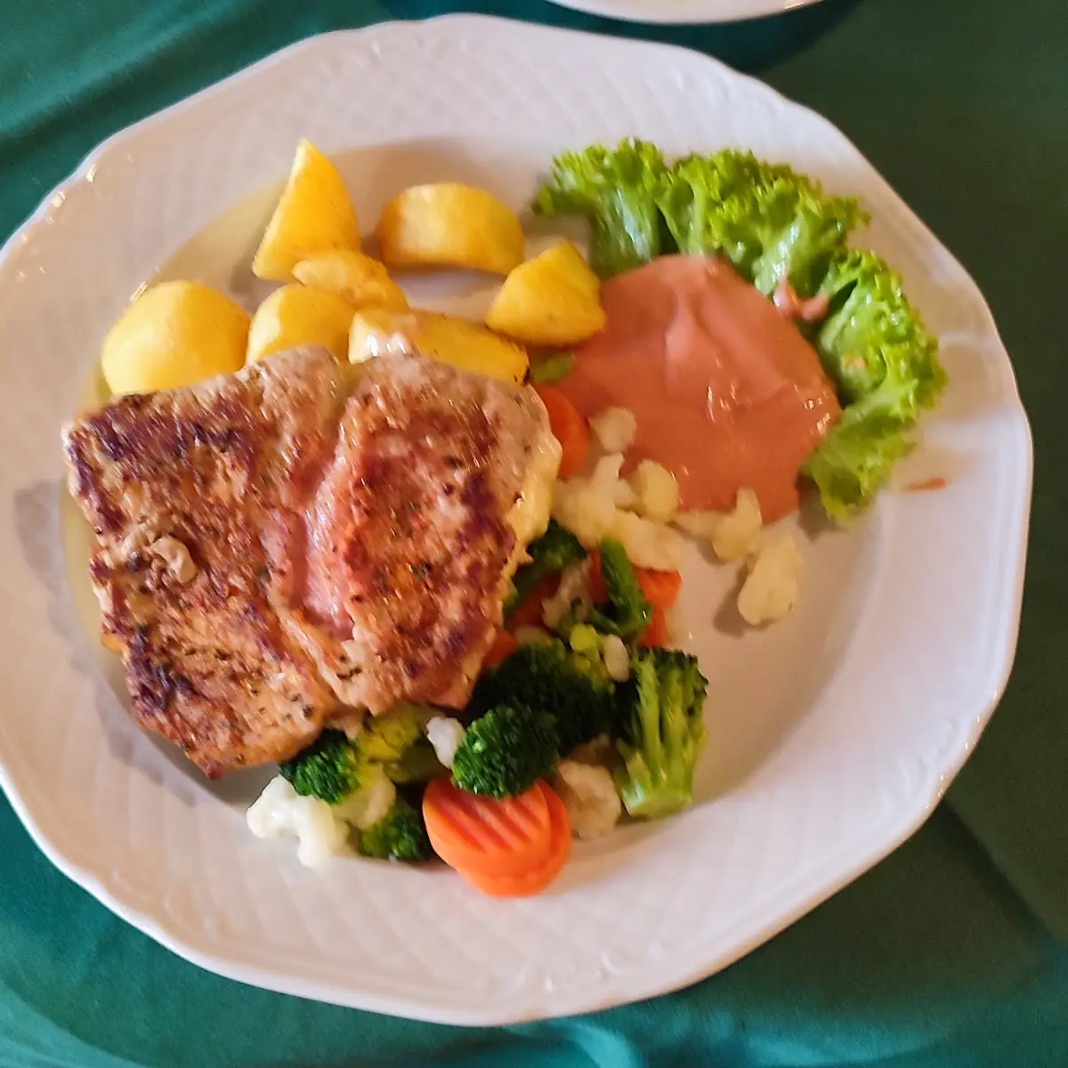 Gefülltes Naturschnitzel