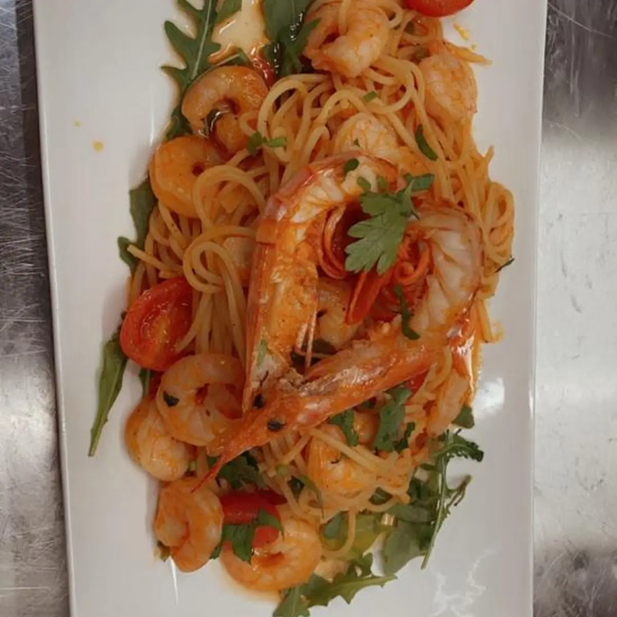Spaghetti Gamberetti E Scampi