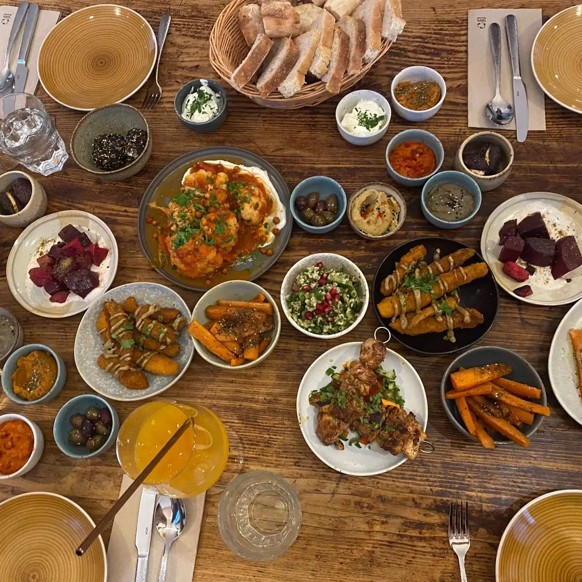 Mezze Breakfast Table