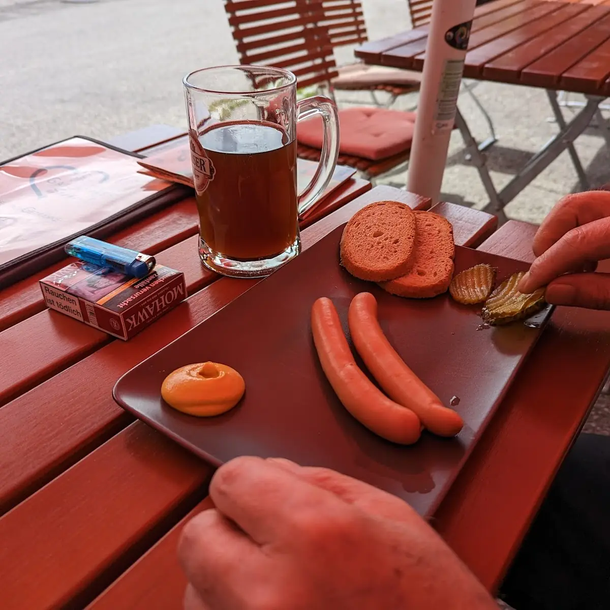 Bockwurst Mit Brot