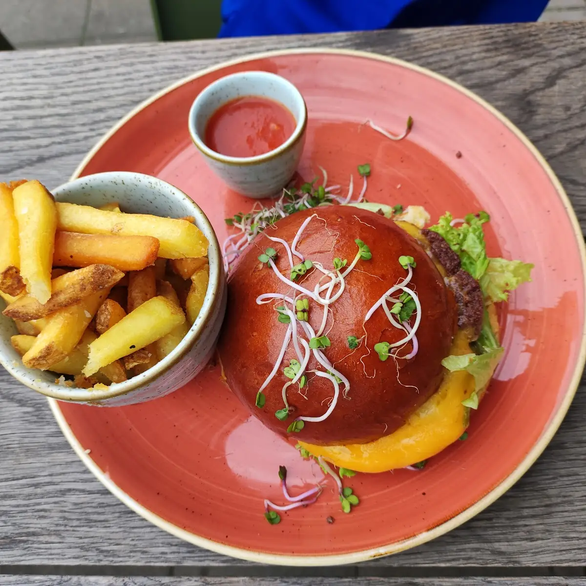 Burger Rind Käse