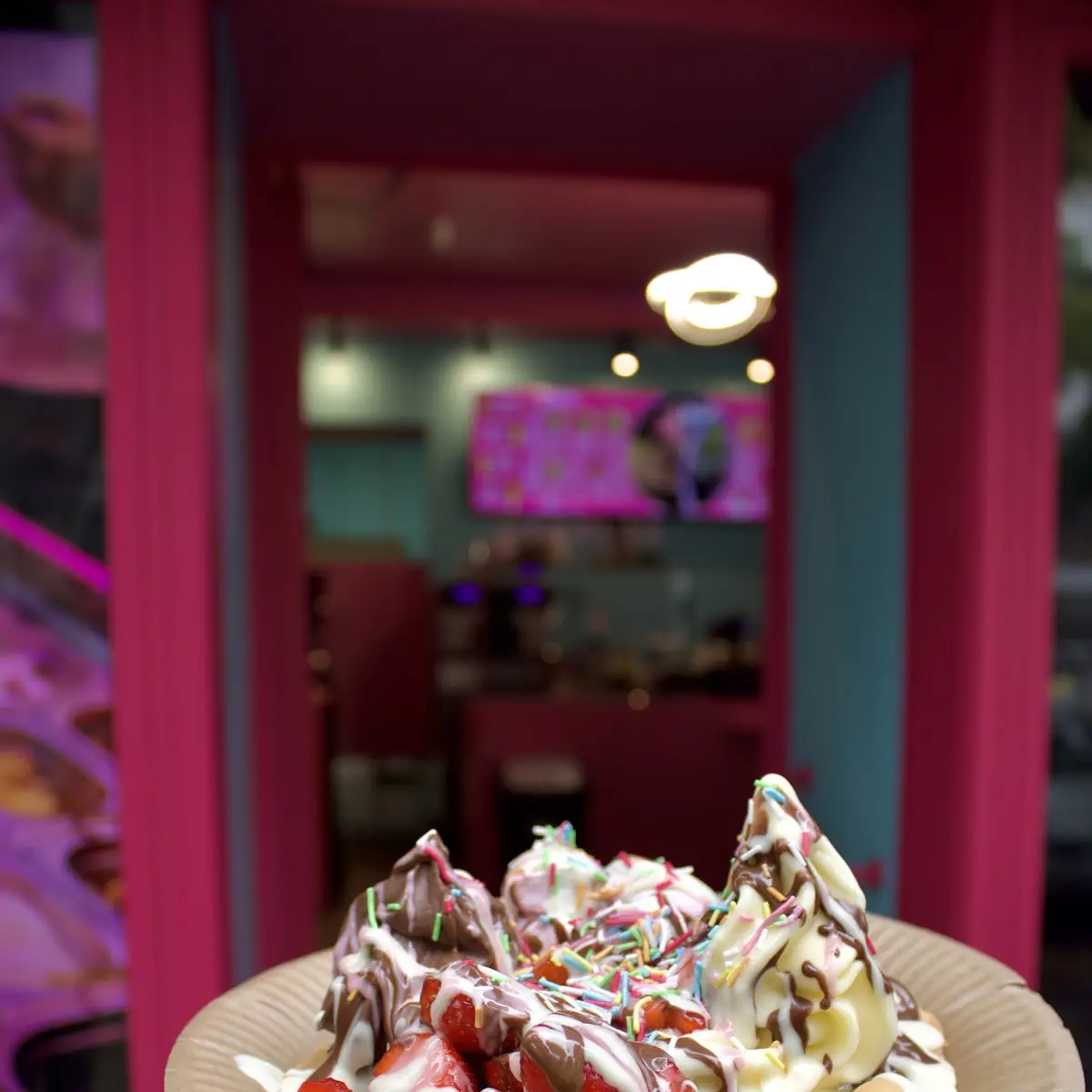 Bunte Wolke Crepe