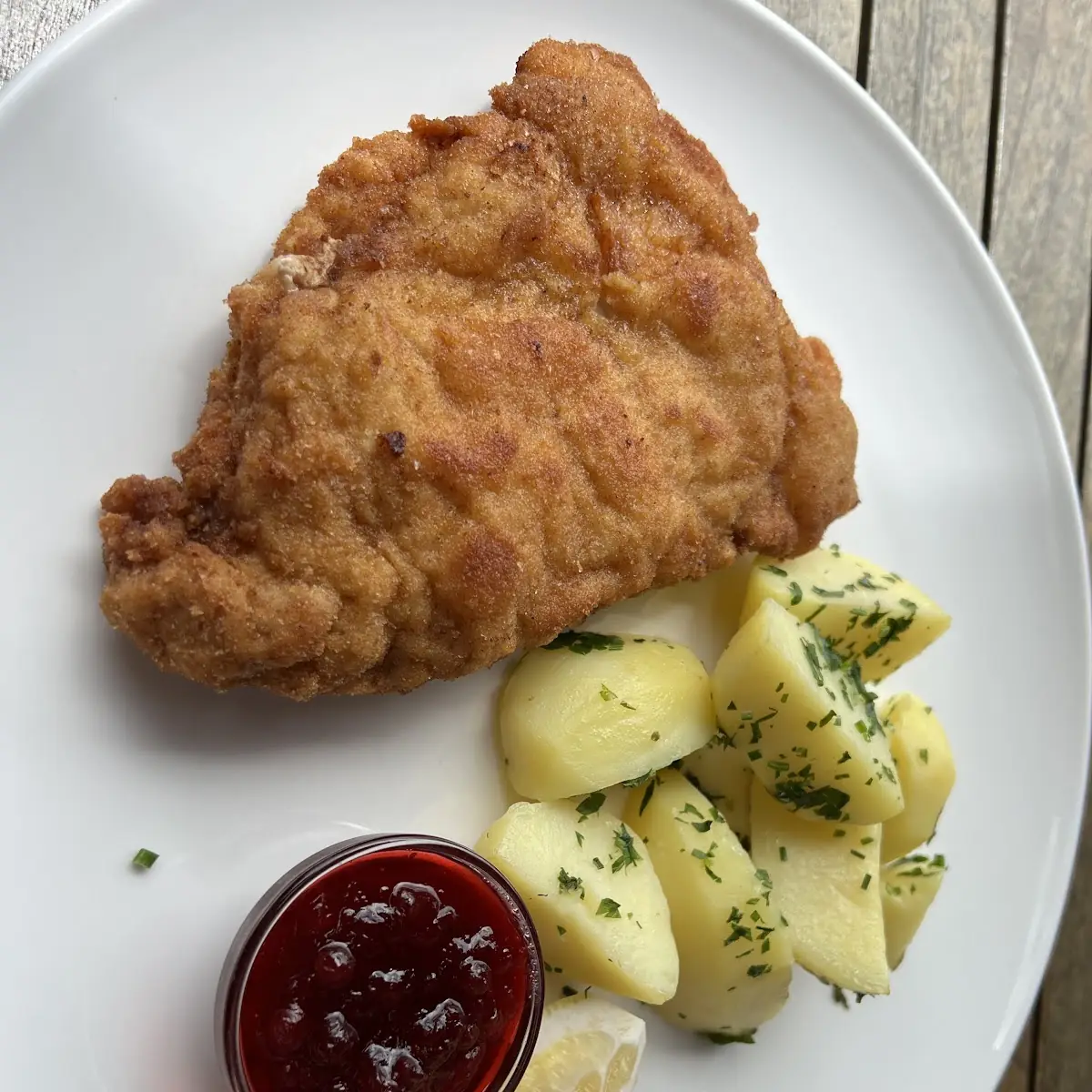 Schnitzel Mit Preiselbeeren