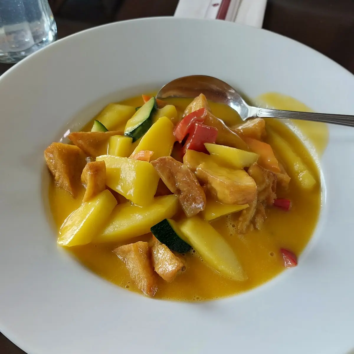 Mango Tofu Steht Nicht Auf Der Karte