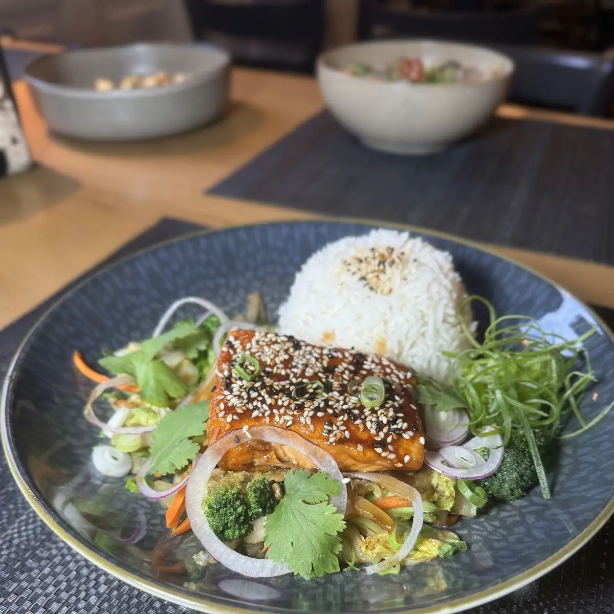 Lachs Teriyaki