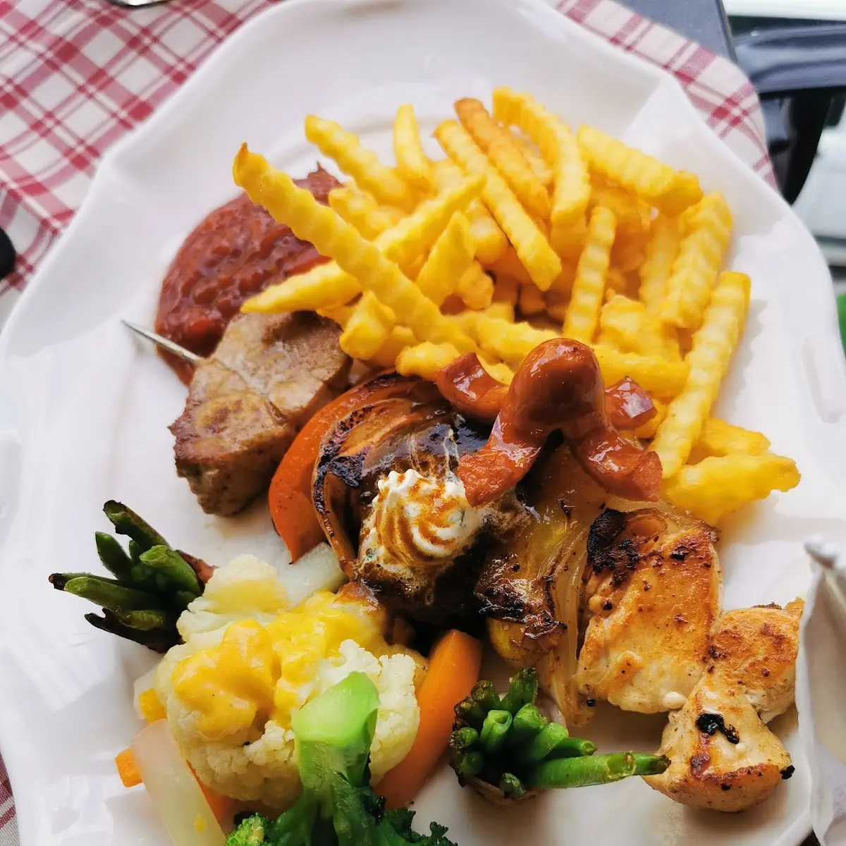 Drei Filets Am Spieß