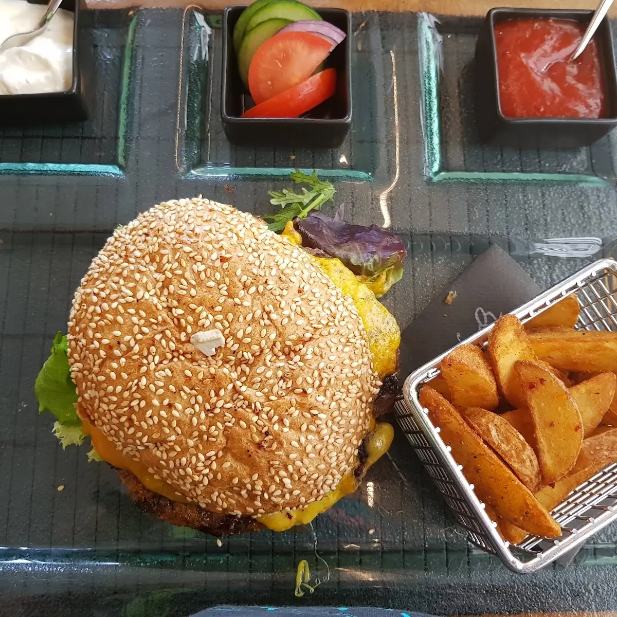 Blue Cheeseburger
