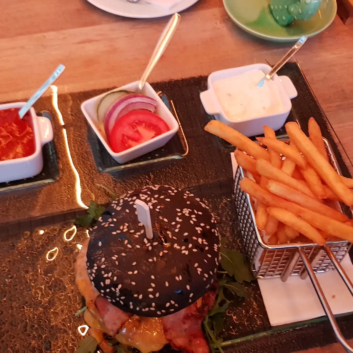 Burger and Fries