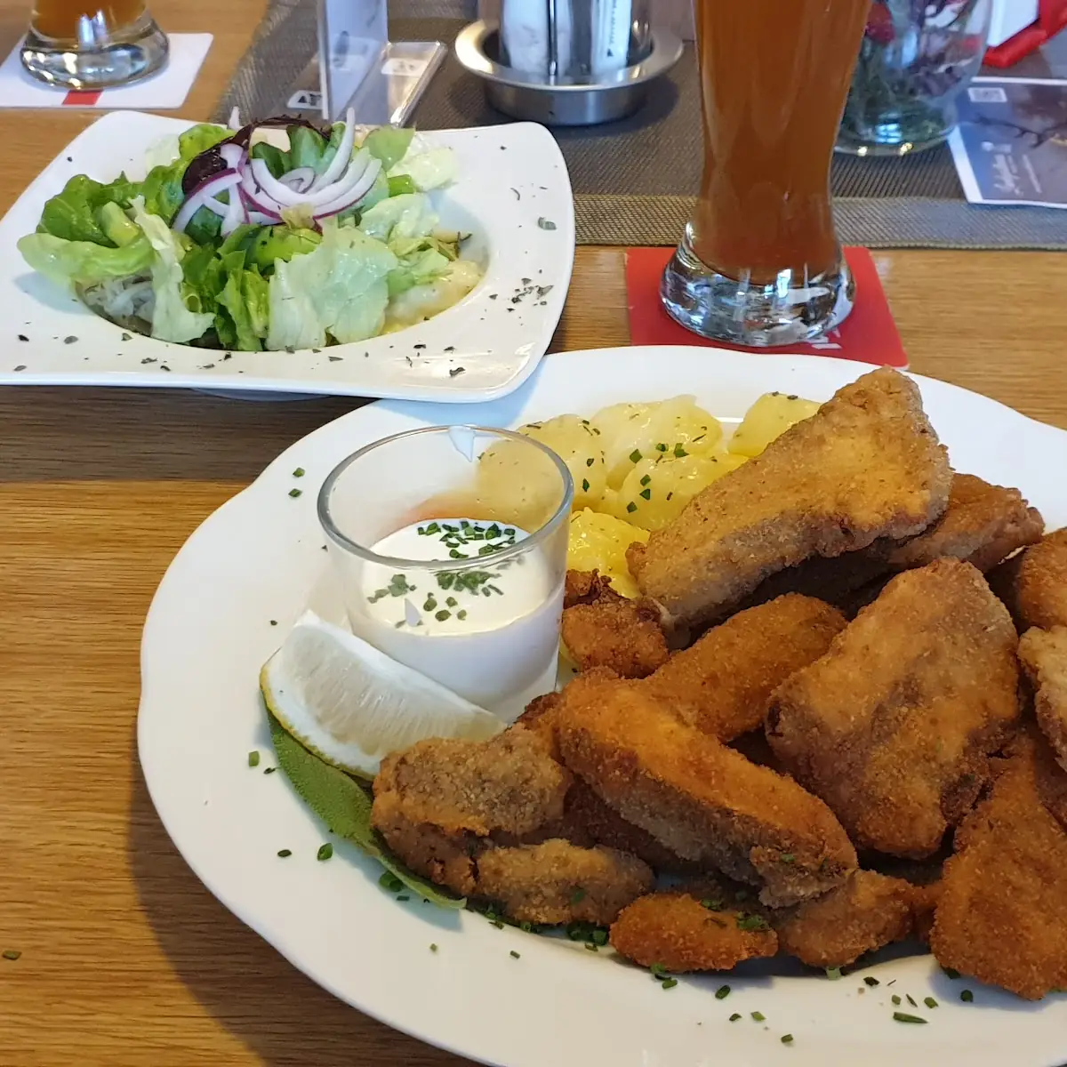 Gebackene Steinpilze Mit Rosmarinerdäpfeln