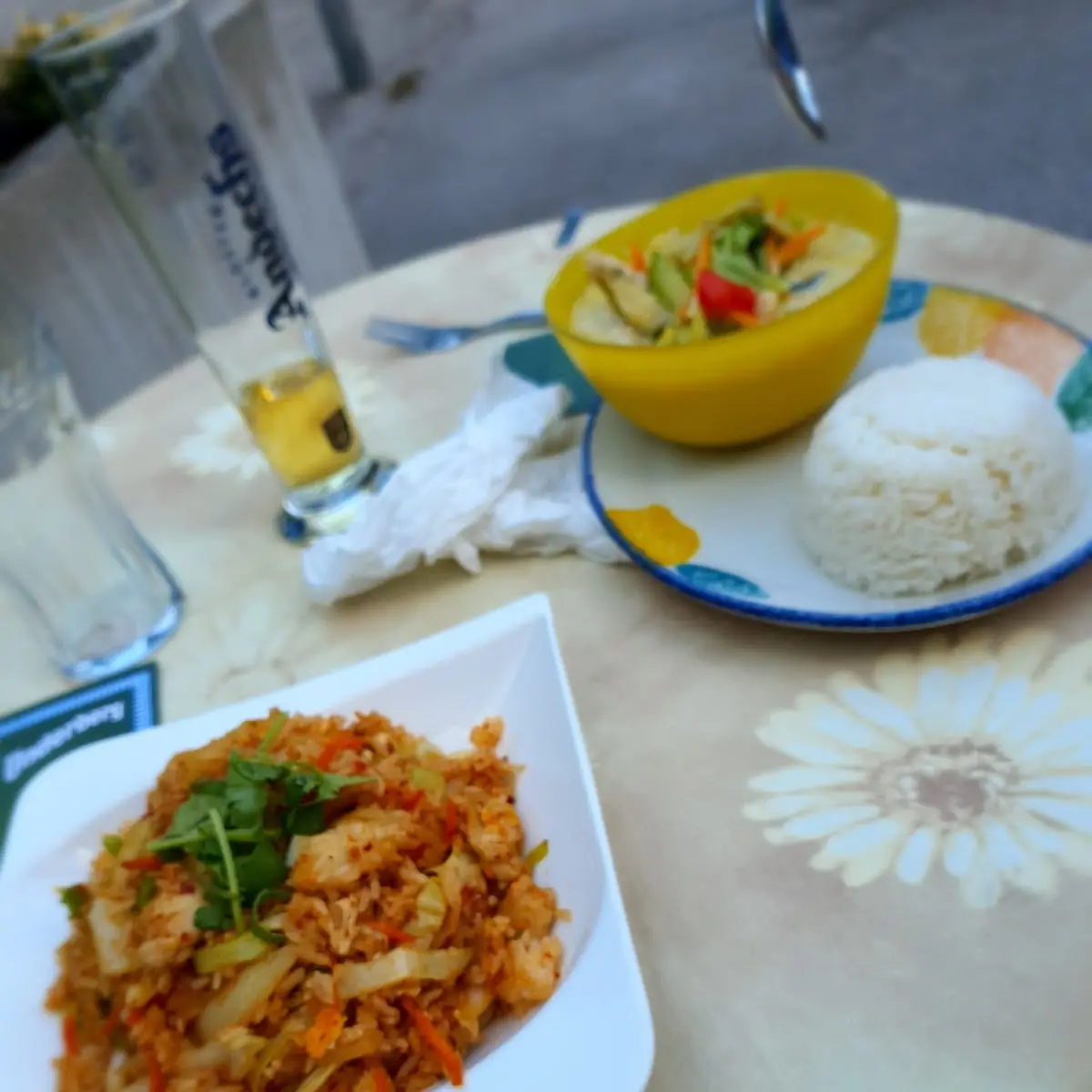 Pad thai (leicht scharf) Tofu