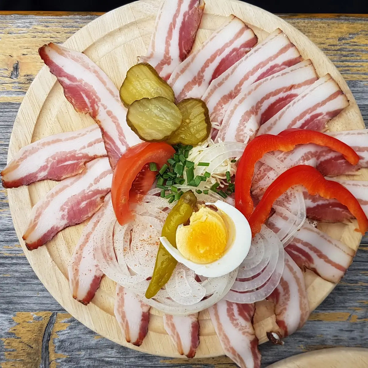 Speck-knoblauch-brot