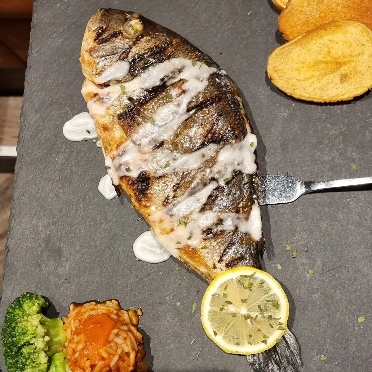 Fischplatte F 2 Personen