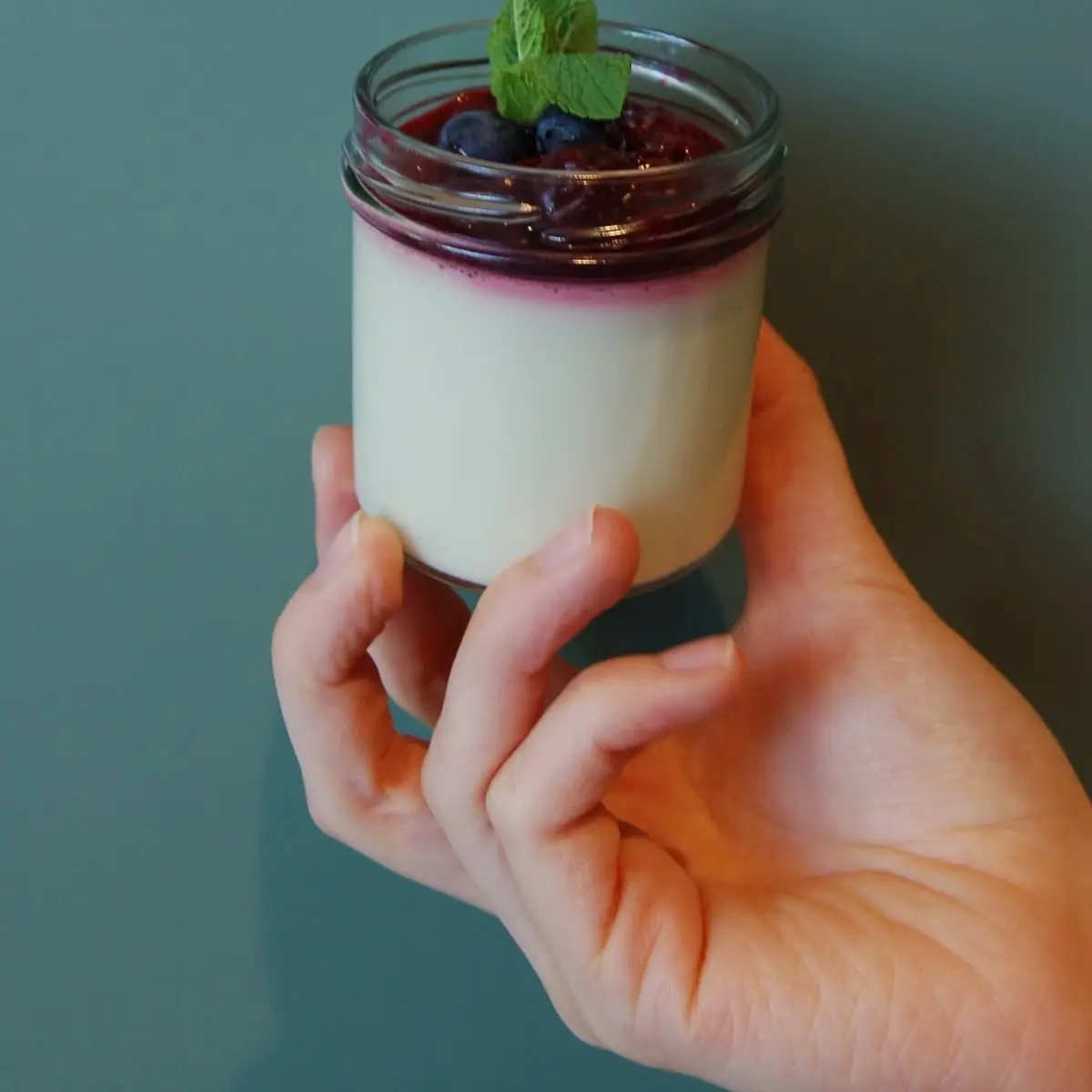Panna Cotta Beerenragout