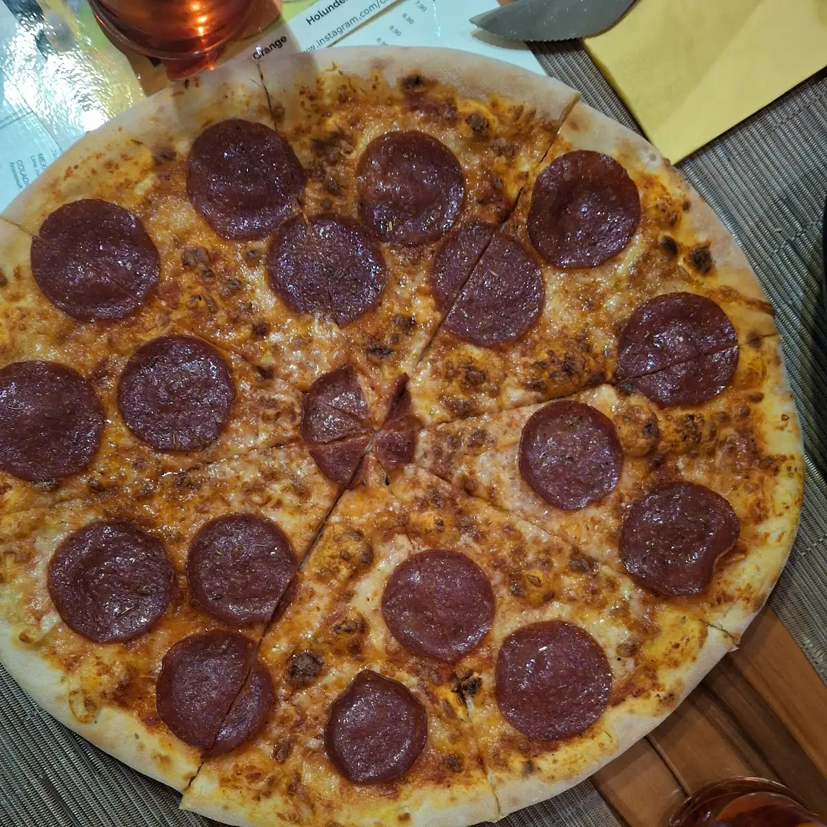 Salami Pizza