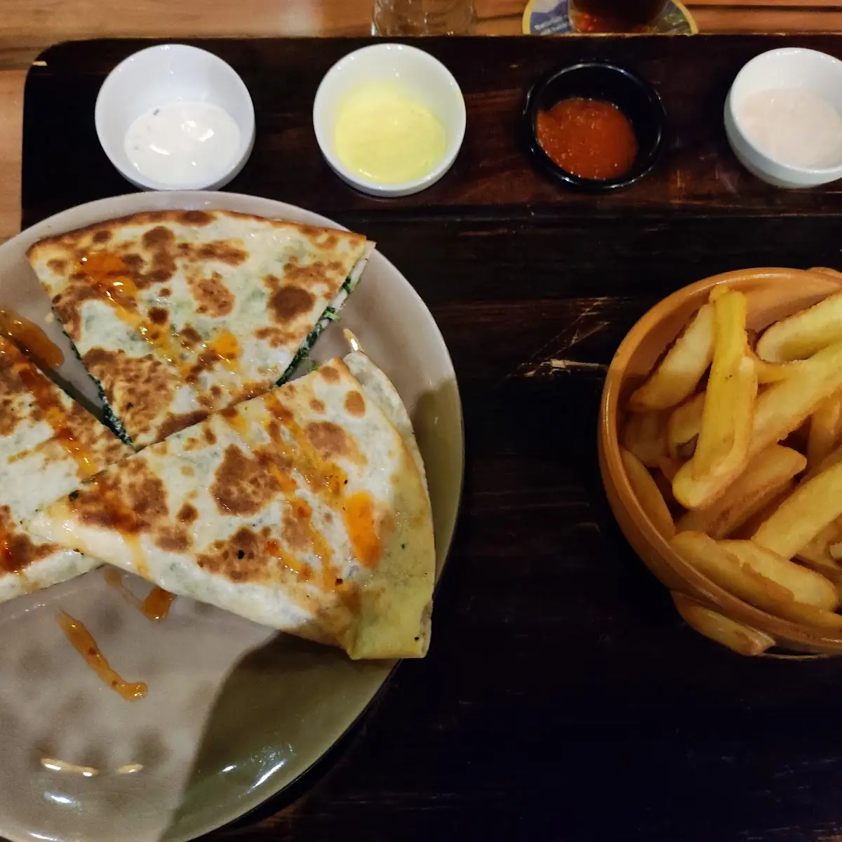 Tortilla Spinat Käse