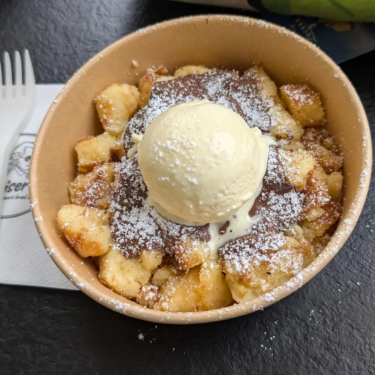 Kaiser's Nutella-lotus-vanille Kaiserschmarrn