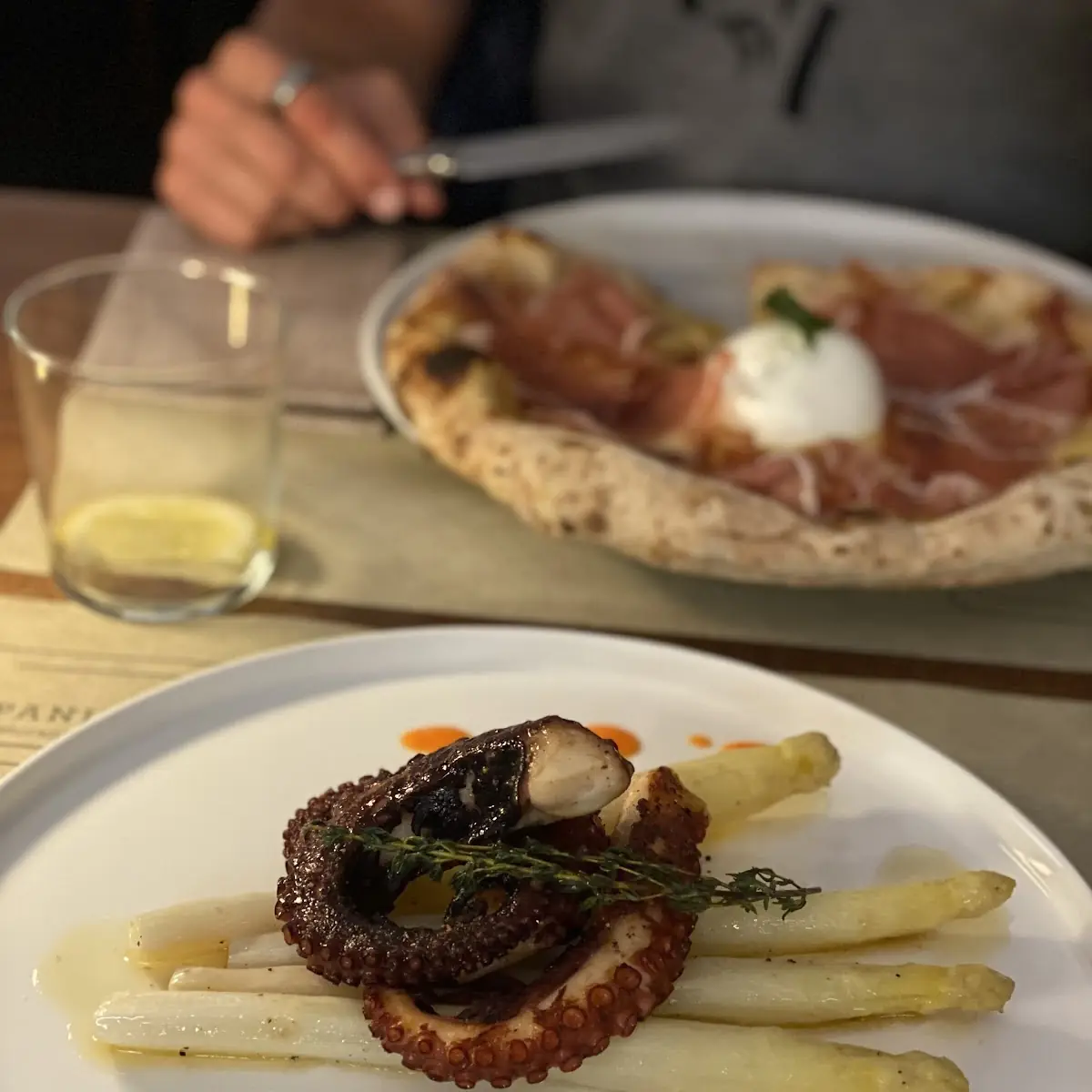 Oktopus Und Spargel