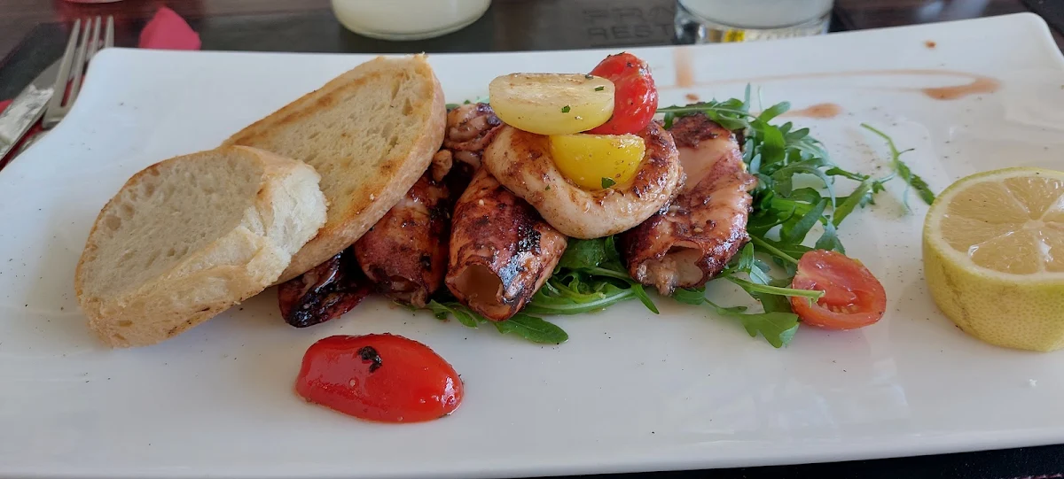 Gegrillter Tintenfisch