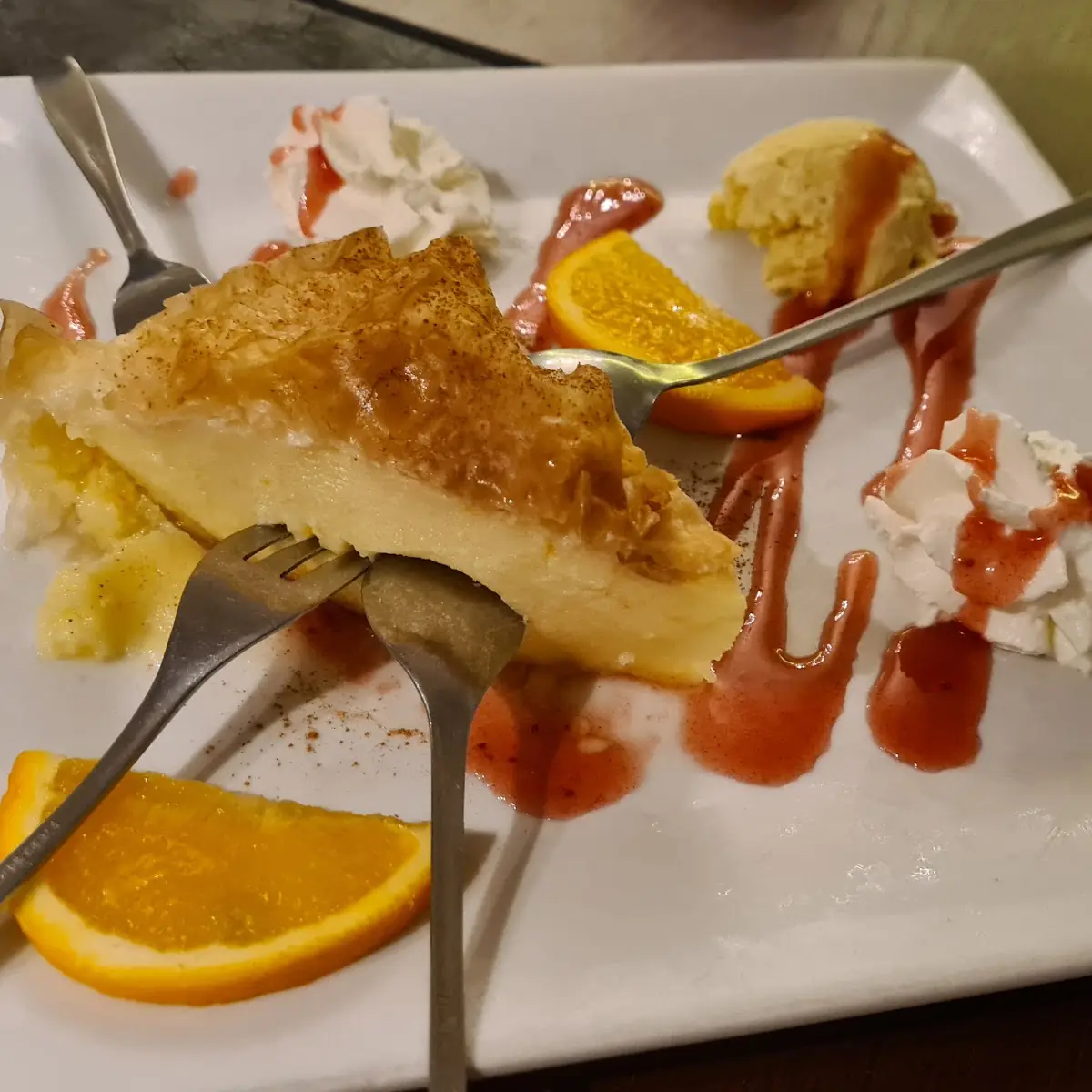 Milchgries Strudel