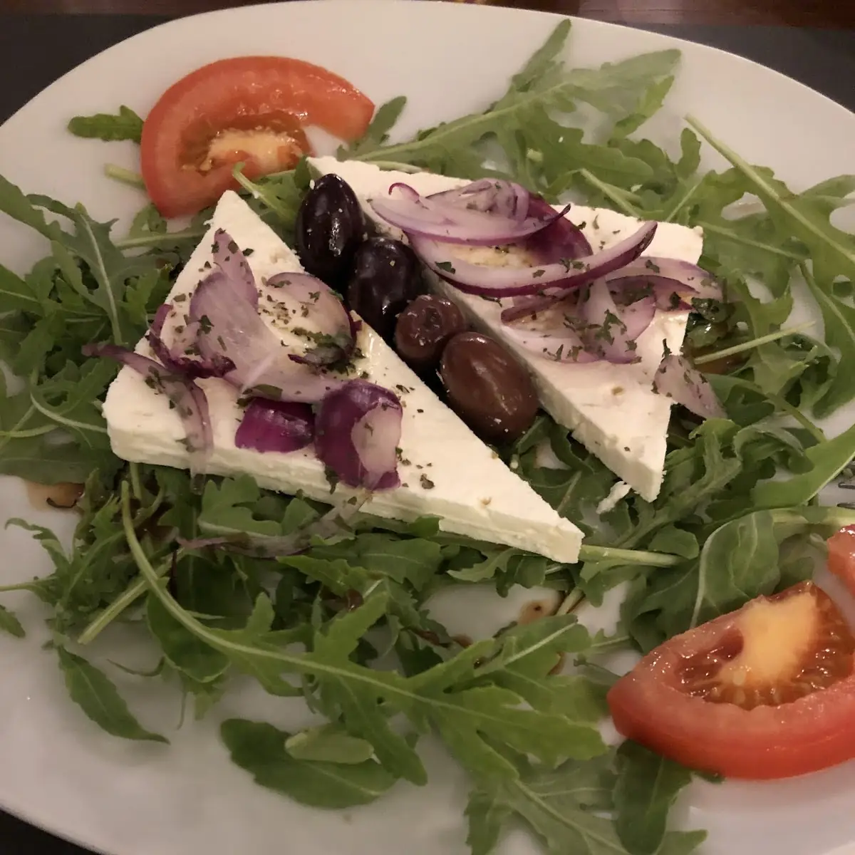 Schafskäse Auf Rucola