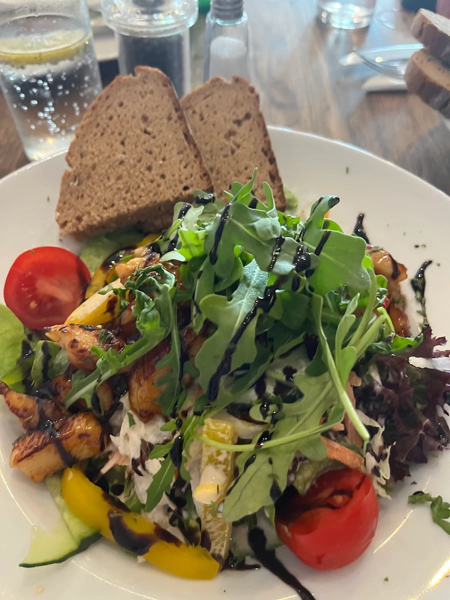 Salat Mit Hühnerstreifen