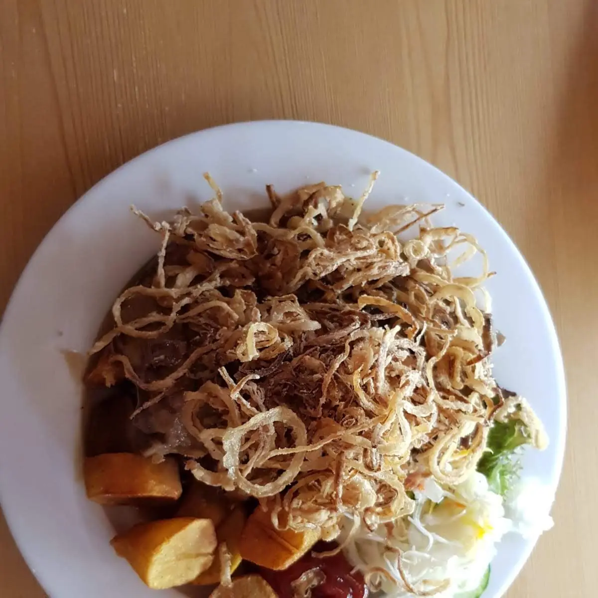 Zwiebelrostbraten Mit Bratkartoffeln