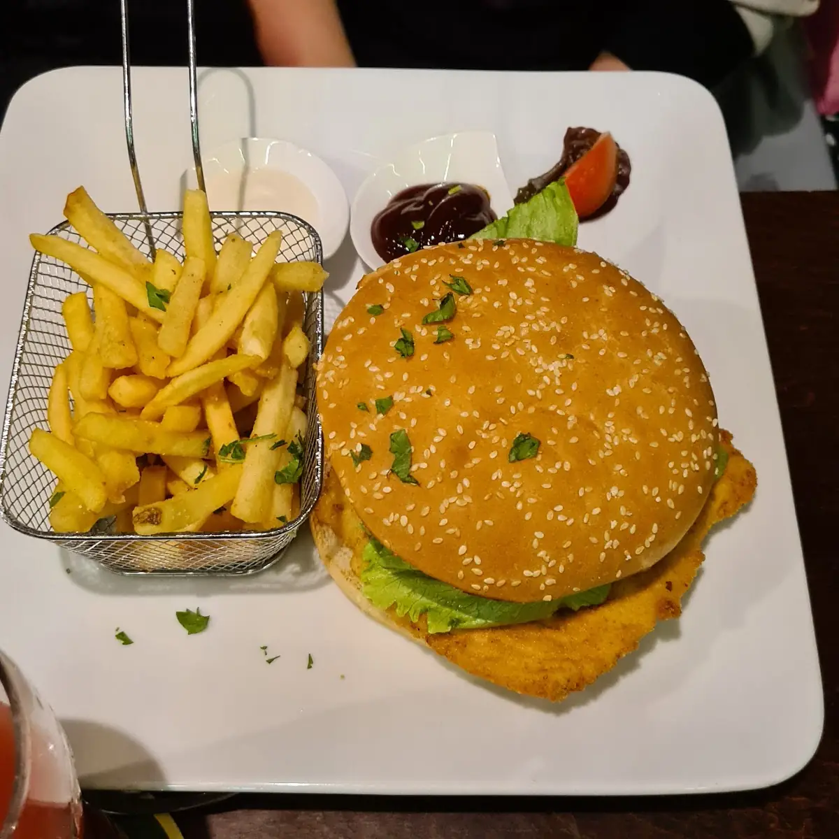 Hühnerschnitzlburger