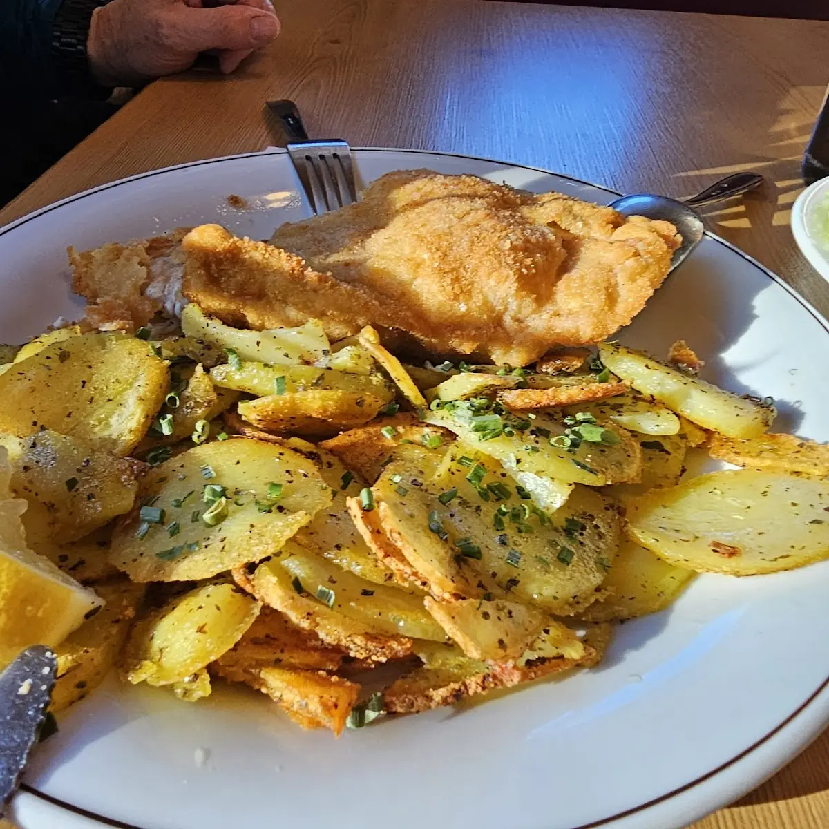 Almcordonbleu Mit Röstkartoffel